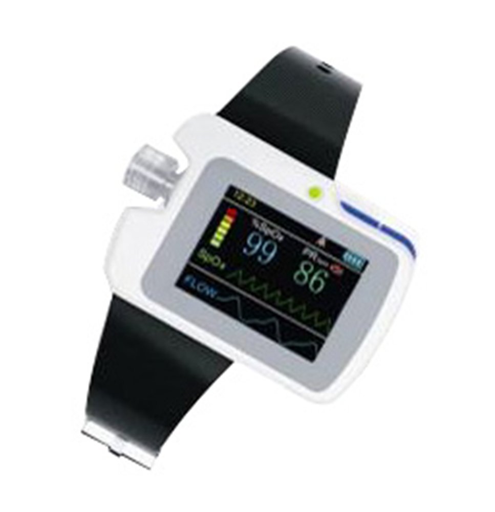 CONTEC RS01 Sleep Apnea Screen Meter worn on a wrist