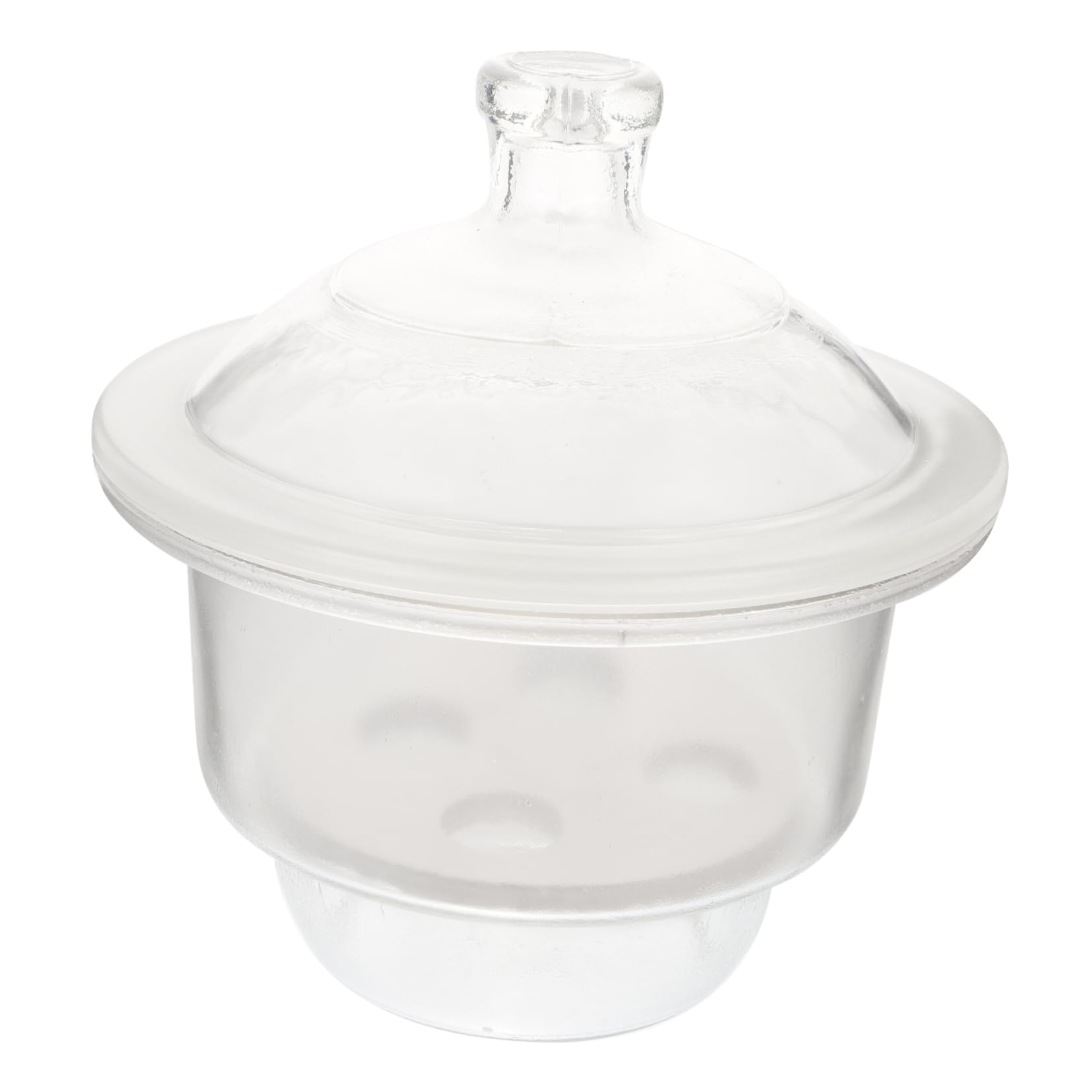 Desecador de Laboratorio de Vidrio 150mm, Alta Transparencia | Frasco Secador, Docencia y Aprendizaje, Manejo Cómodo, Observación Nítida, para Clases, Uso en Aula