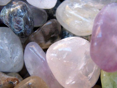 GeoFossils Decorative, Theme Tumbled Gemstone Mix 1 kg, Large