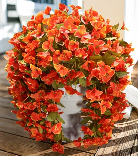 Bougainvillea Artificial Flowers Plants for Outdoors Outside Fall...