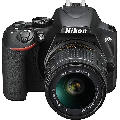 Nikon D3500 DSLR Camera with 18-55mm VR Lens + 64GB Card, Tripod, Flash, 3 Piece Filter Kit, Case, and More - Thumbnail 7