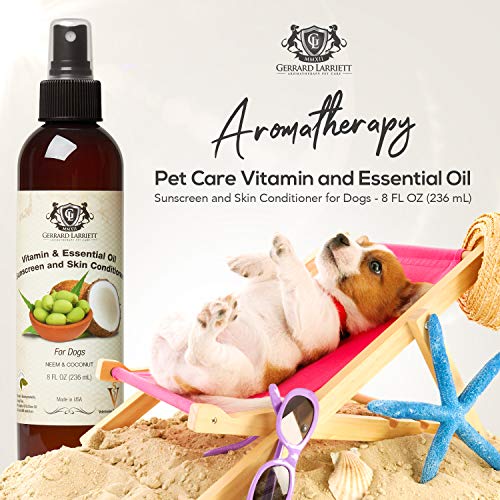 Vitamin & Essential Oil Sunscreen and Skin Conditioner For Dogs 8 FL