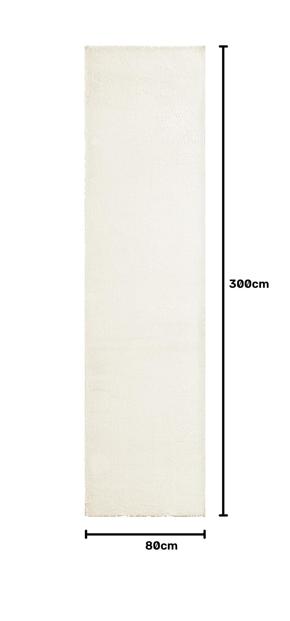 the carpet Relax Moderner Flauschiger Kurzflor Teppich, Anti-Rutsch Unterseite, Waschbar bis 30 Grad, Super Soft, Felloptik, Creme… – Ansicht 3