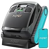 AIPER Scuba X1 Poolroboter, WavePath 3.0 Navigation, mit verbesserter Akkuleistung und bis zu 25.200 L/h Saugkraft, horizontale Wasserlinienreinigung, poolsauger akku Ideal für Pools bis zu 200㎡,Blue