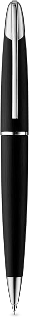 Colibri Equinox Mechanical Pencil-brushed black steel and Polished Chrome Finish Luxury Pencil-Sleek Branded Spring Clip- Comes In A Nice Gift Box-Gift For Men And Women