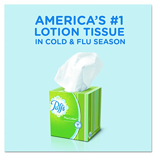 Image of Puffs Plus Lotion Facial Tissues,4 count,pack of 6