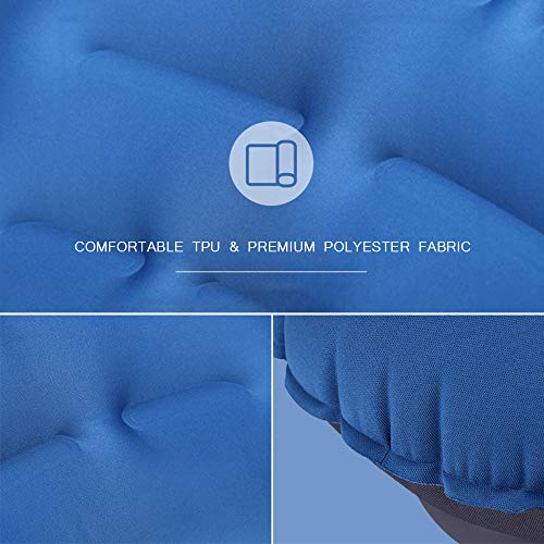 Almofada, Romacci Almofada de viagem inflável Almofada ultraleve para acampamento, caminhada, mochil