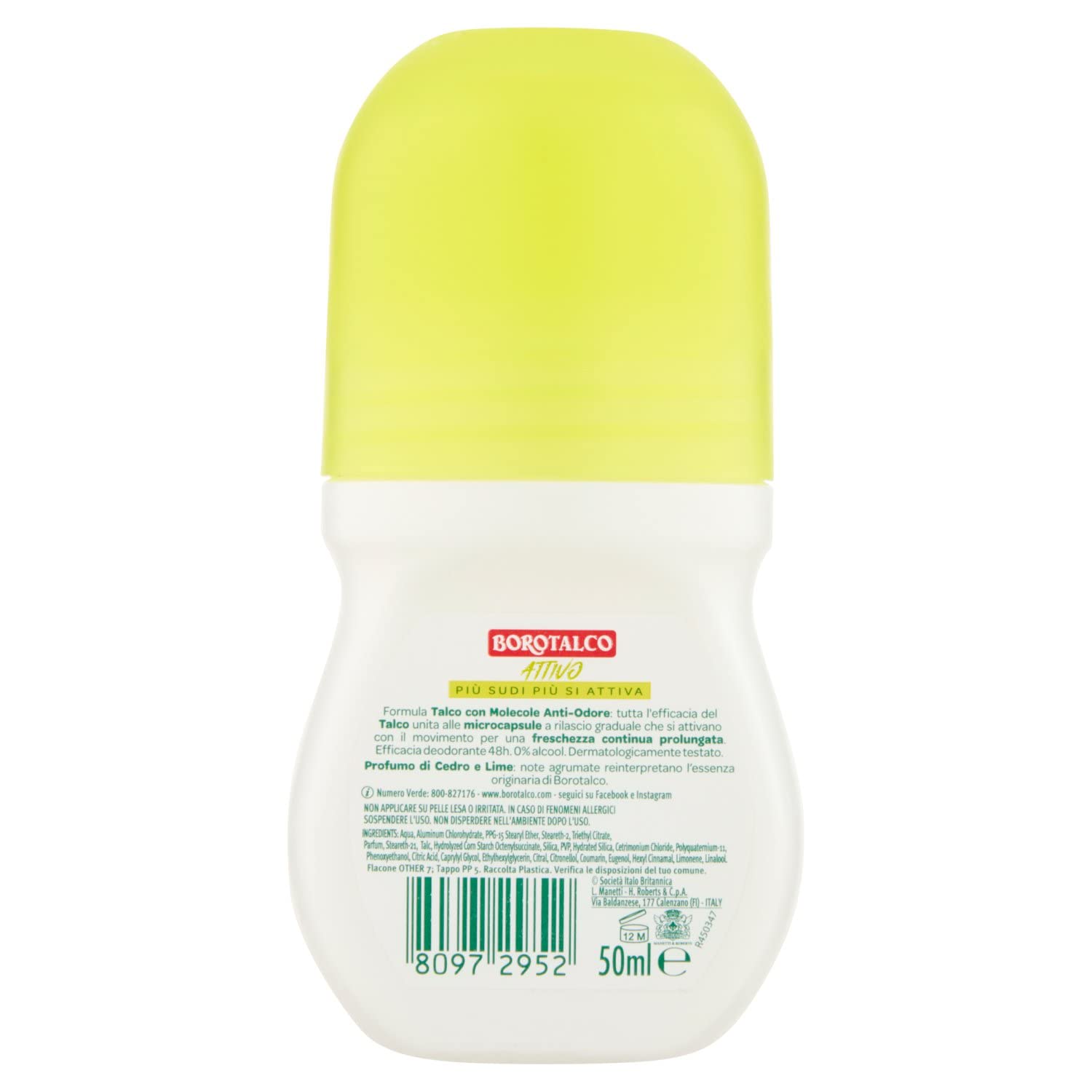 Borotalco Attivo Dezodorant, 50 ml