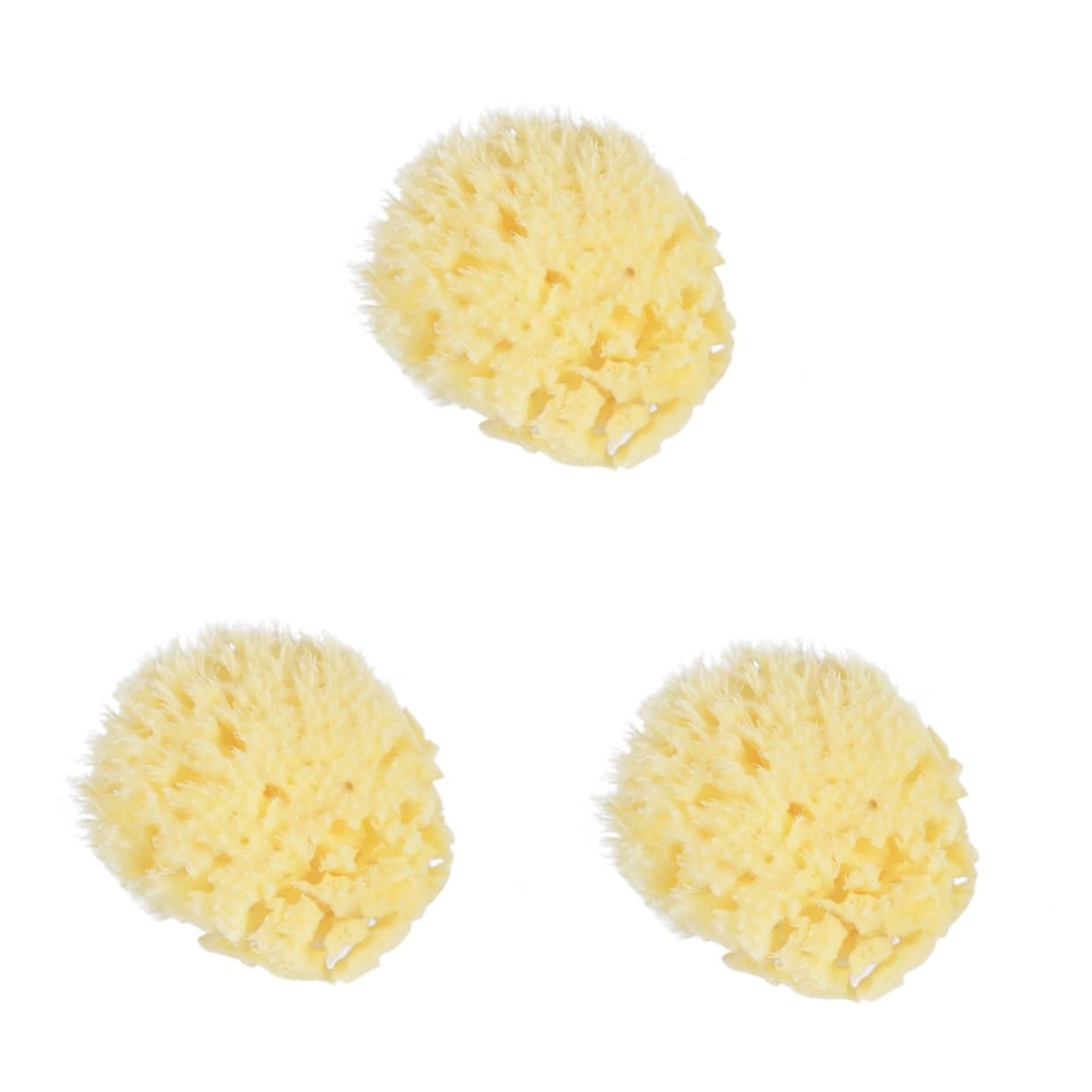 Beavorty 3 Piezas Esponja Natural Esponja De Lana De Mar Lavadora De Bebe Depurador De Baño Para El Cuerpo Vegetal Natural s Para Bañarse Facial Panal Bebé Bola De Baño