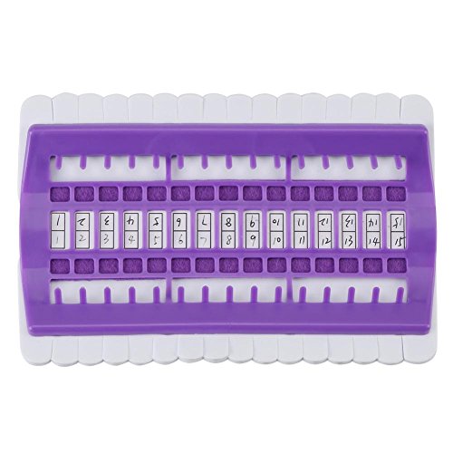 Image of Floss Organizer Embroidery Kit Cross Stitch Tool 30 Position Cross Stitch Needles Holder Thread Organizer Sewing Tools Floss Organizer Cross Stitch ()