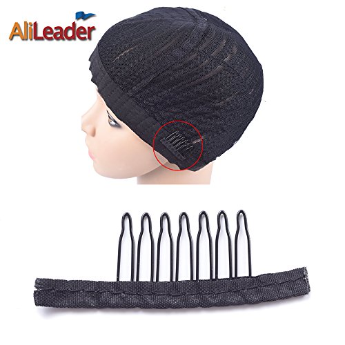 Peigne à perruque noir lot de 100 pour fixation filet et extensions - 4