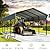 Real Relax 12X20 FT Metal Carport, Heavy Duty Carport Canopy with Galvanized Steel Roof, Outdoor Garage Car Shelter Shade for Car, Truck and Boats, Gray