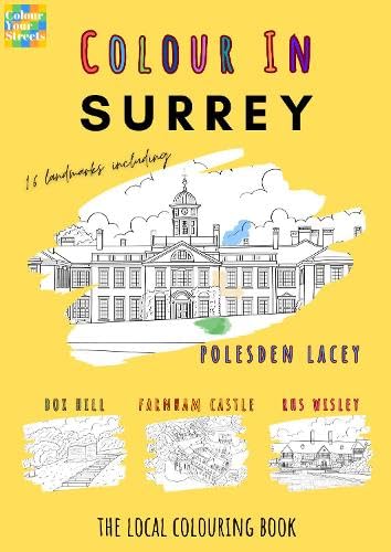 Surrey Colouring Book (A4) by Colour Your Streets (Paperback Book)