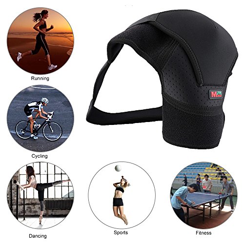 Apoio de Ombro, Andoer 1pcs ombro esquerdo/direito único ombro esquerdo/direito suporte de ombro cin