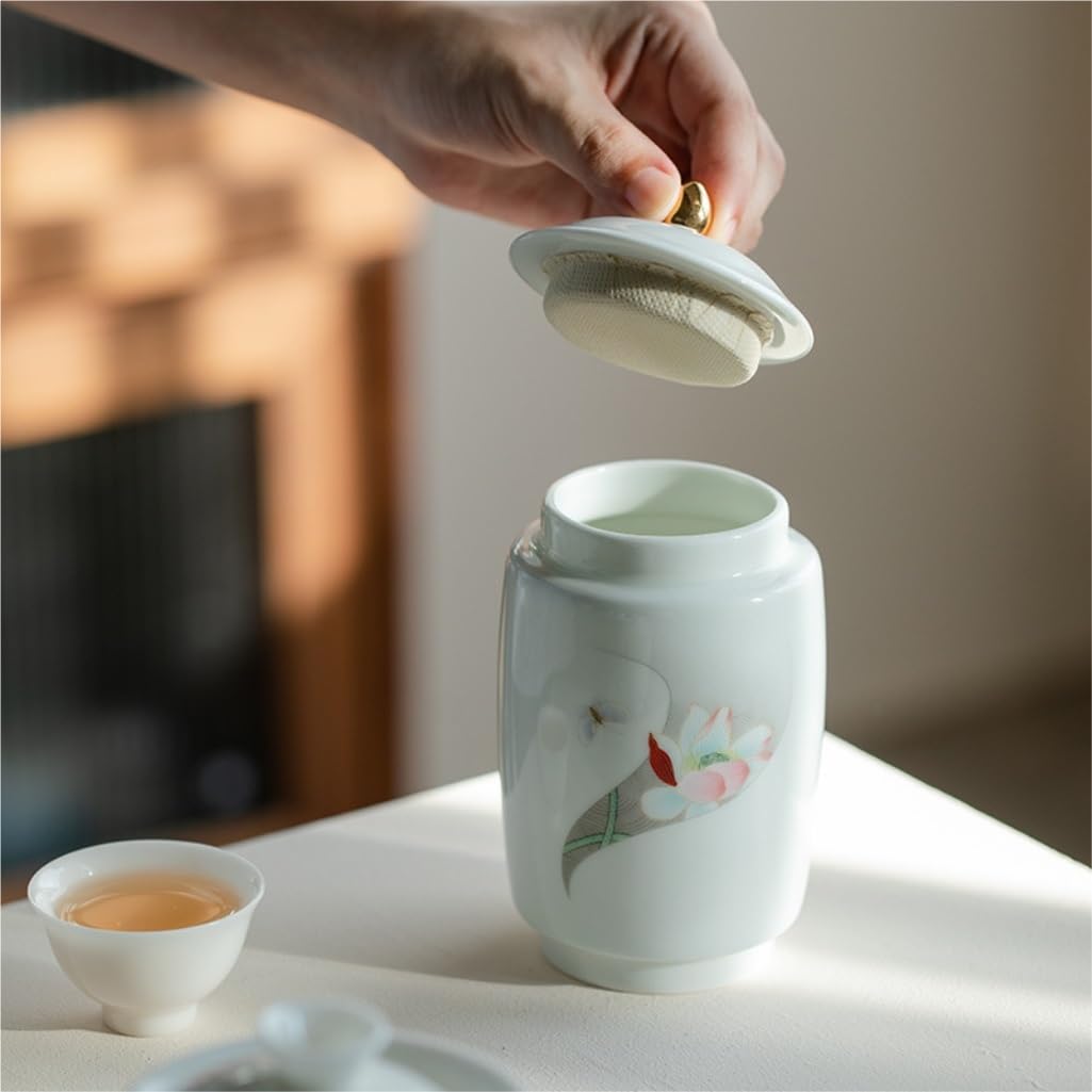 Retro ceramiczne zbiorniki, chińskie zbiorniki Herbata Puszka Ceramiczne Hurtowe Słoiki Do Przechowywania Herbaty Chiński Styl Domowa Kuchnia Słoiki Do Przechowywania Cukierki Orzechy Ziarna Kawy Słoi