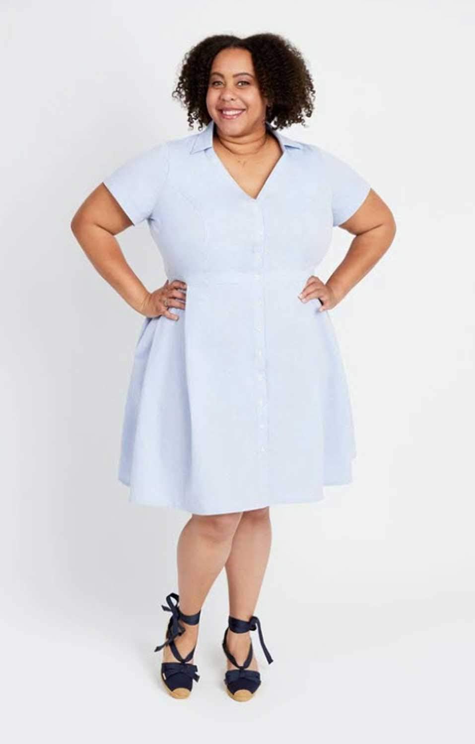 Cashmerette Lenox Shirtdress Plus Size Sewing Pattern
