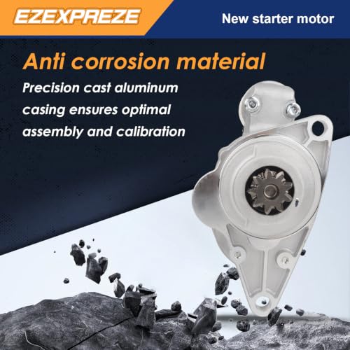 Image of Ezexpreze SHI0116 New Starter for 2001-2014 GMC Sierra Chevy Silverado 2500 3500 HD, 2003-2009 C5500 C4500 Topkick Kodiak, 2006-2016 Savana Express 2500 3500 4500, Diesel 6.6 Duramax V8 41044023