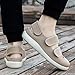 Imagen de Hsyooes Zapatillas Diabéticos Mujer Sandalias de rehabilitación Hombre Extra Anchas Zapatos Pies Hinchados Ajustables Zapatos Ortopédica Marrón EU37