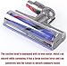 Odashen Direct Drive Cleaner Head Turbine Floor Tool for Dyson V7 V8 V10 V11 V15 Cyclone Cordless Vacuum Cleaner, Motorhead Cleaner Head Brush Turbine Tool (Direct Drive Cleaner Head)
