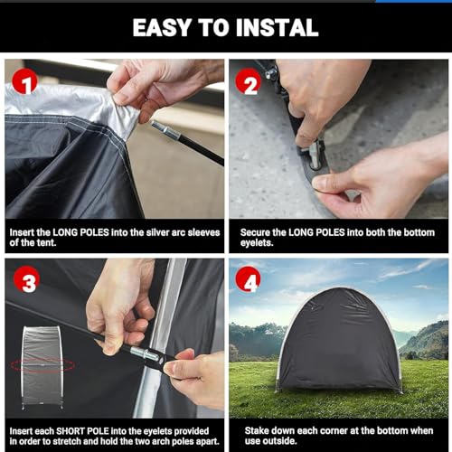 Funda impermeable para bicicleta e-bike protección agua PU4000 7