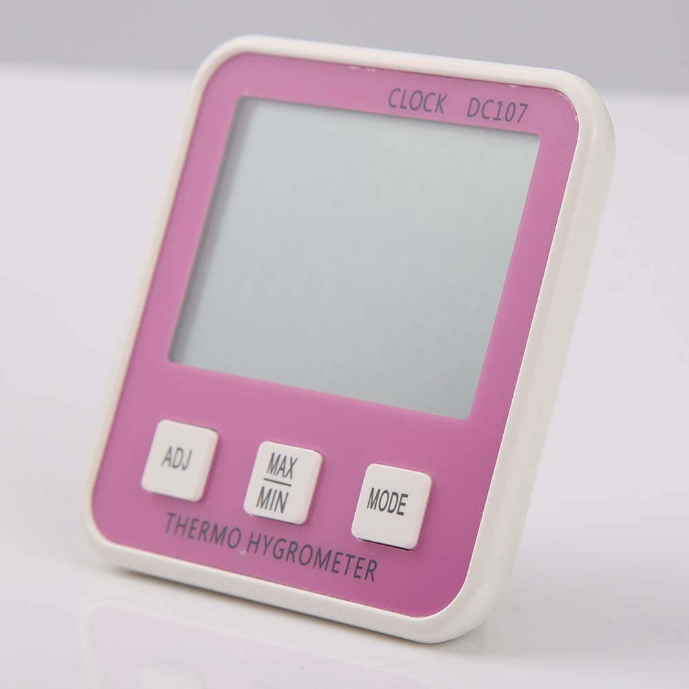 Cyfrowy termometr LCD Higrometr Elektroniczny miernik temperatury i wilgotności Tester wewnętrzny Budzik