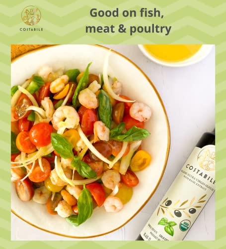 Aceite de oliva extra virgen infusionado con ajo y albahaca miniatura 7