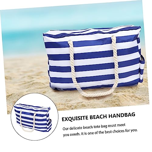 BESPORTBLE 1pc Large Beach Bag and Pool Tote for Outdoor Use Spacious Design for Shopping Travel and Gym Built Key Holder and Bottle Opener3