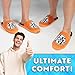 Get Trend Dragon Ball Z Slippers for Men, Teens, Slip On Mules, Cozy, Plush Bedroom Slippers, Indoor Non Slip House Shoes, Goku Anime Gifts for Men (7.5/8.5 US, Orange Dragon Ball)
