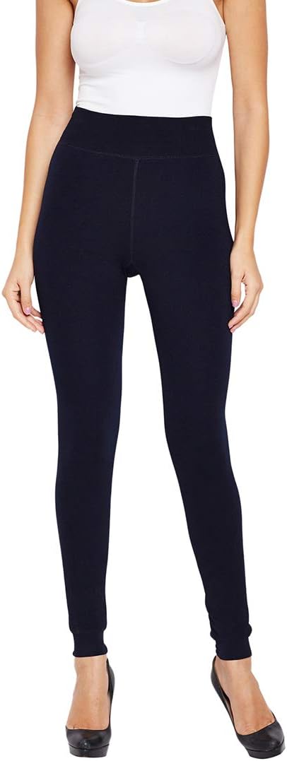 GOLDEN GIRL Women Woolen Winter Fleece Inside Leggings Thermals for Women