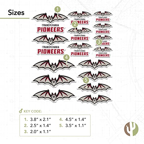 Sticker Transylvania University vinyle durable anti-bulles