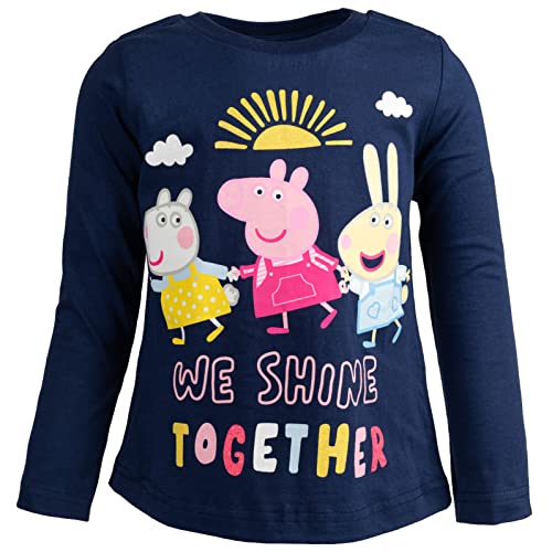 Peppa Pig Girls 2 Pack T-Shirts Toddler to Little Kid2