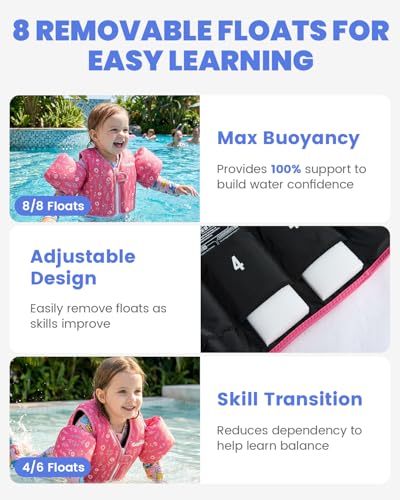 Image of Gogokids Puddle Float Jumper 33-66 Pounds, Toddler Swim Vest Kids Floaties