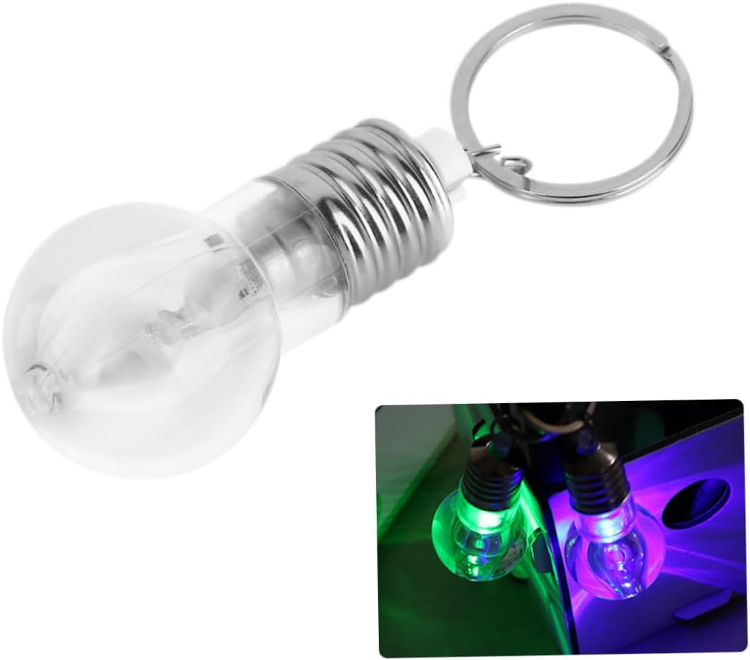 [BRIGHTFUFU] 小さなキーチェーン懐中電灯 Led電球 コンパクトトーチ キーフォブ 日常使用 車 バイク キーリングライト 頑丈