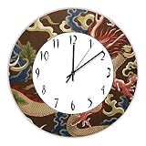 medecine chinoise horloge organe 【Taille】: cette horloge unique mesure 30,5 cm de diamètre.