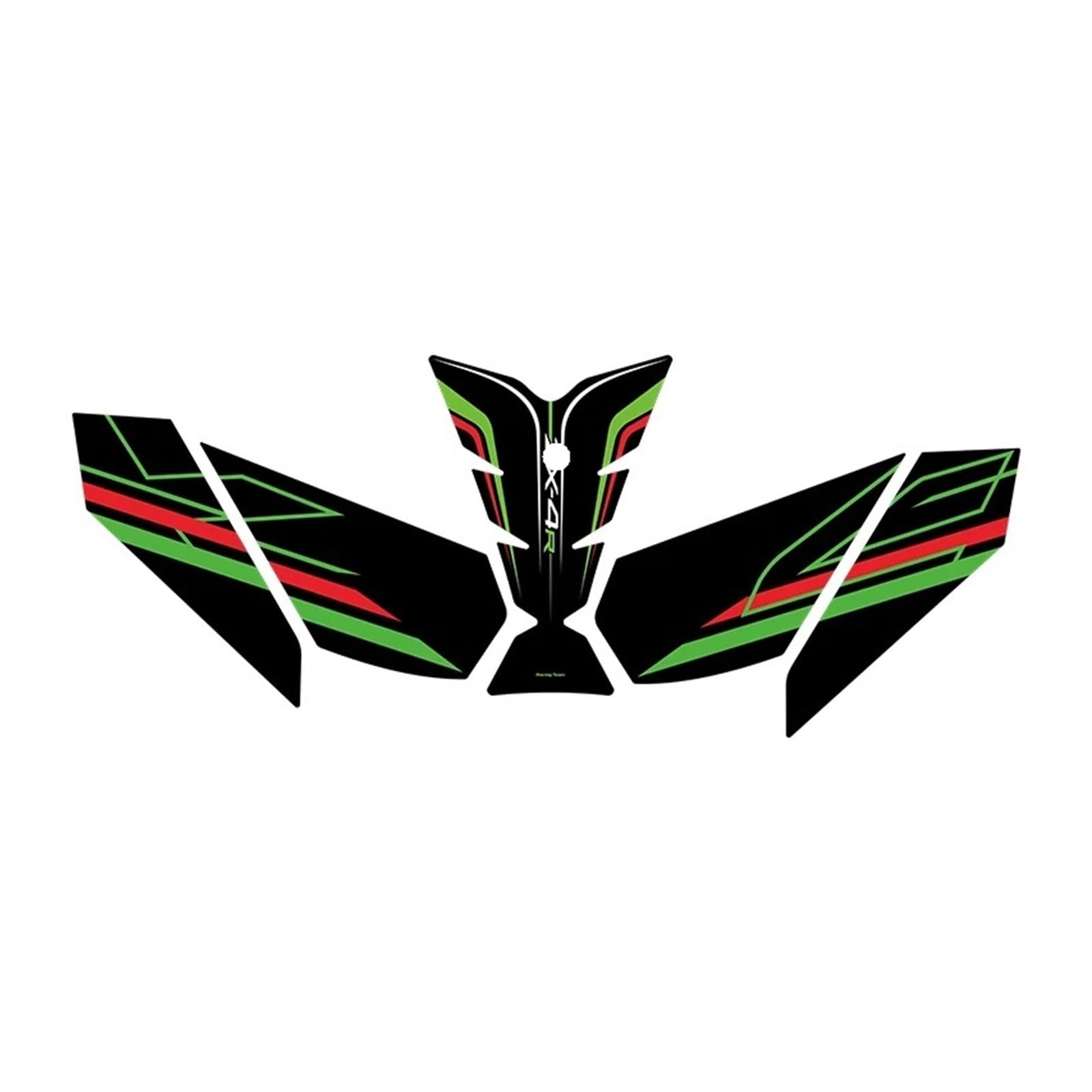 for Kawas&AKI ZX4R 4RR Motorcycle Accessories Gas Fuel Pad Decoration Refit Decals of Fuel Tank Protection Stickers Kits Fuel Tanks Pads