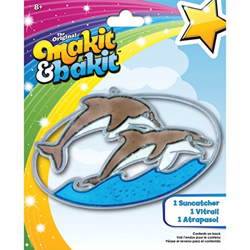 Colorbok Makit and Bakit Suncatcher Kit, Dolphins (TB-48944)