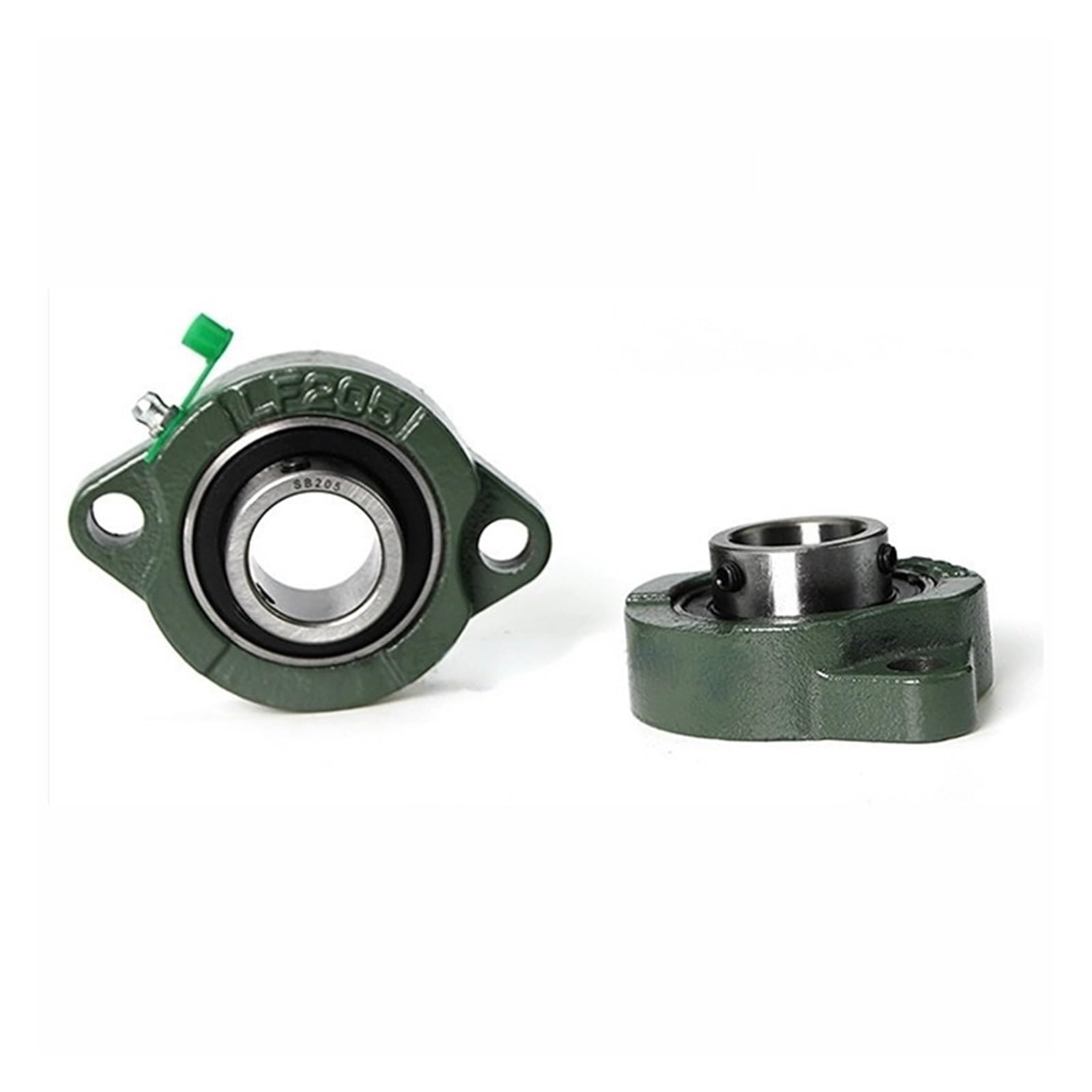NOBIRTBSA 2PCS Outer Spherical Bearing 201 202 203 204 205 206 207 Insert Bearings(SBLF207 DI35mm)
