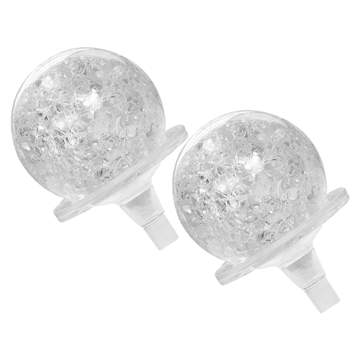 TOYANDONA 5 Sätze Glaskugel Deko Set mit Halterung Kugel und Halterungen für DIY Dekoration Aquarium Zubehör Kreative Tischdeko für Besondere Anlässe