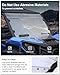KIWI MASTER Vented Full Windshield for 2021-2026 Can-Am Commander, 2018-2026 Can-Am Maverick Sport/Trail Accessories, Hard Coat Poly Front Window, Heavy Duty Polycarbonate, Scratch Resistant
