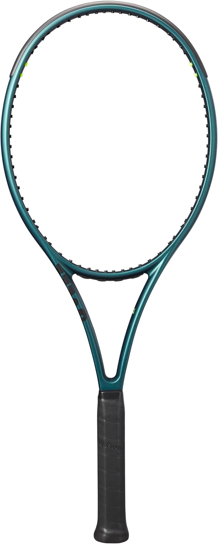 Wilson Blade 100L V9 Strung Performance Tennis Rackets - Strung with Sensation 16 Natural at Mid Range Tension