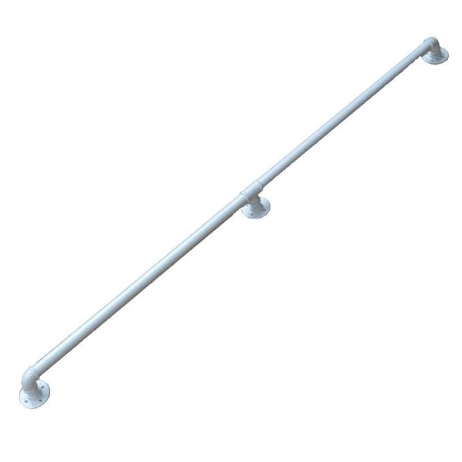 Modern White Stairs Banister Handrail for Indoor and Outdoor - 1ft~20ft Complete Kit, 1m 1.5m 2m 2.5m 3m Staircase Railing Safety Hand Rails (Size : 11ft/330cm)