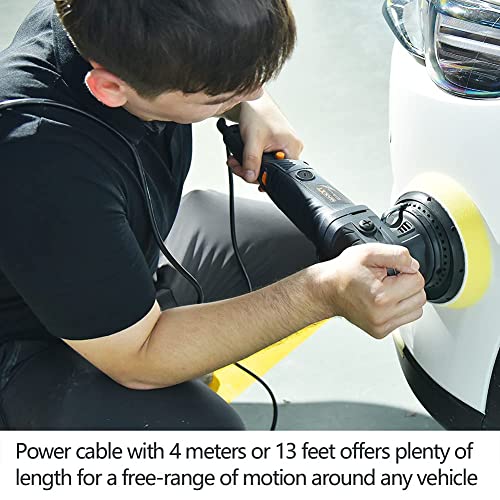 Maxxt 6 Inch 21Mm Long Throw Dual Action Variable Speed Polisher Machine Random Orbital Buffer Polisher For Car Detailing Polishing And Waxing #TOP6