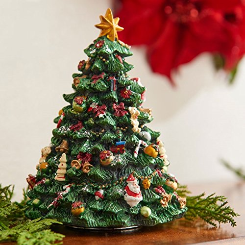Raz Imports 3671351 Musical Wind Up Rotating Tree thumb #1