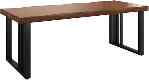 Escritorio de oficina de madera maciza para computadora de oficina se utiliza para el hogar y la oficina, escritorio de 2.0in de grosor, escritorio