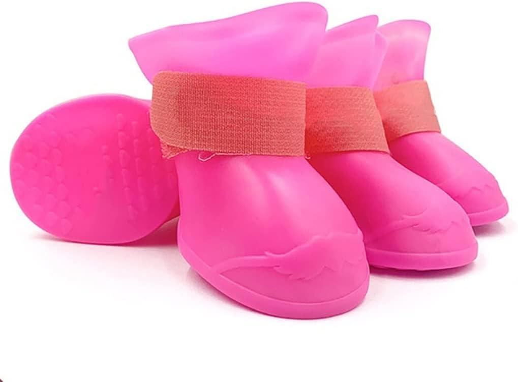 Pet Waterproof Rain Boots Non-Slip Rubber Boots Medium Large Outdoor Shoes Ankle Boots Pet Accessories (Color: G, Size: XL Code)