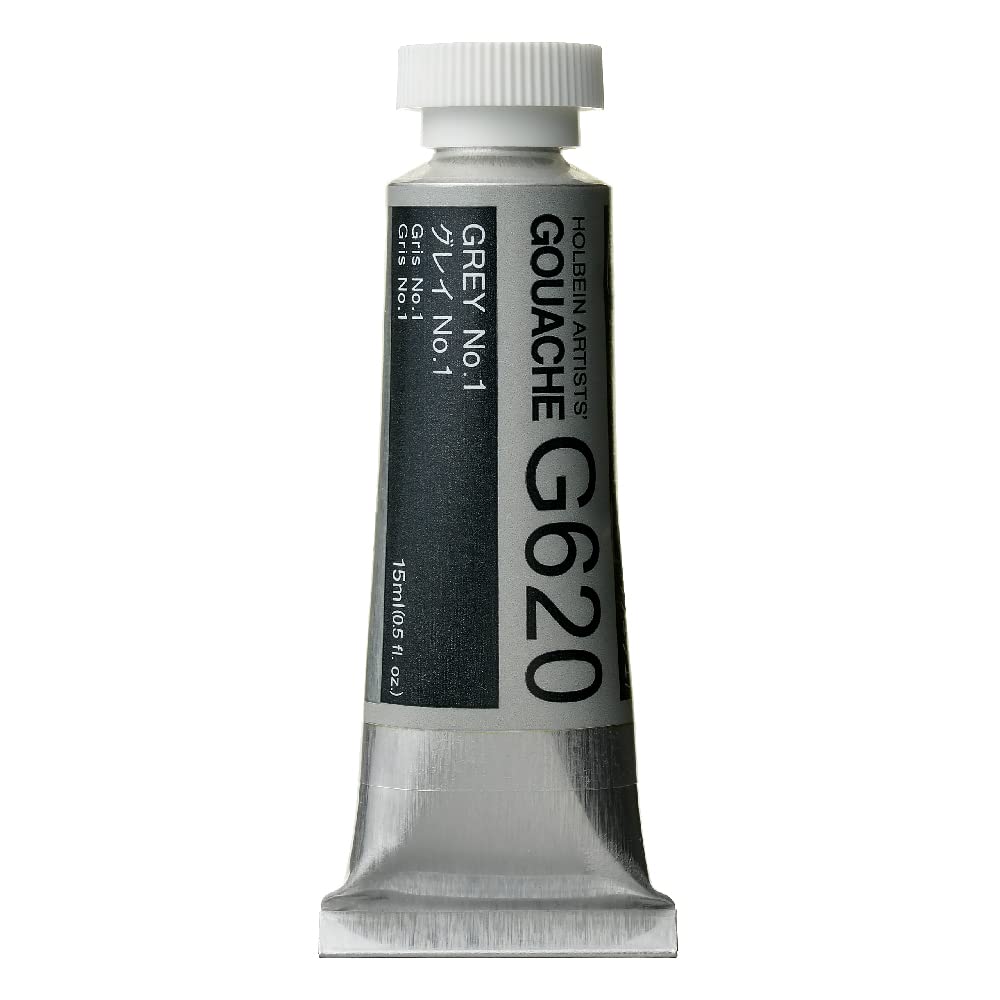 Holbein Gouache : 15ml Gray No. 1, Grey