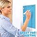 Crtiin 6 Pieces Magnetic to Do List for Fridge 8 x 10.5 Inch Colourful Dry Erase Magnetic Sheet Set with 6 Pieces Markers and 2 Pieces Dry Erase for Grocery Weekly Meal Planner Whiteboard