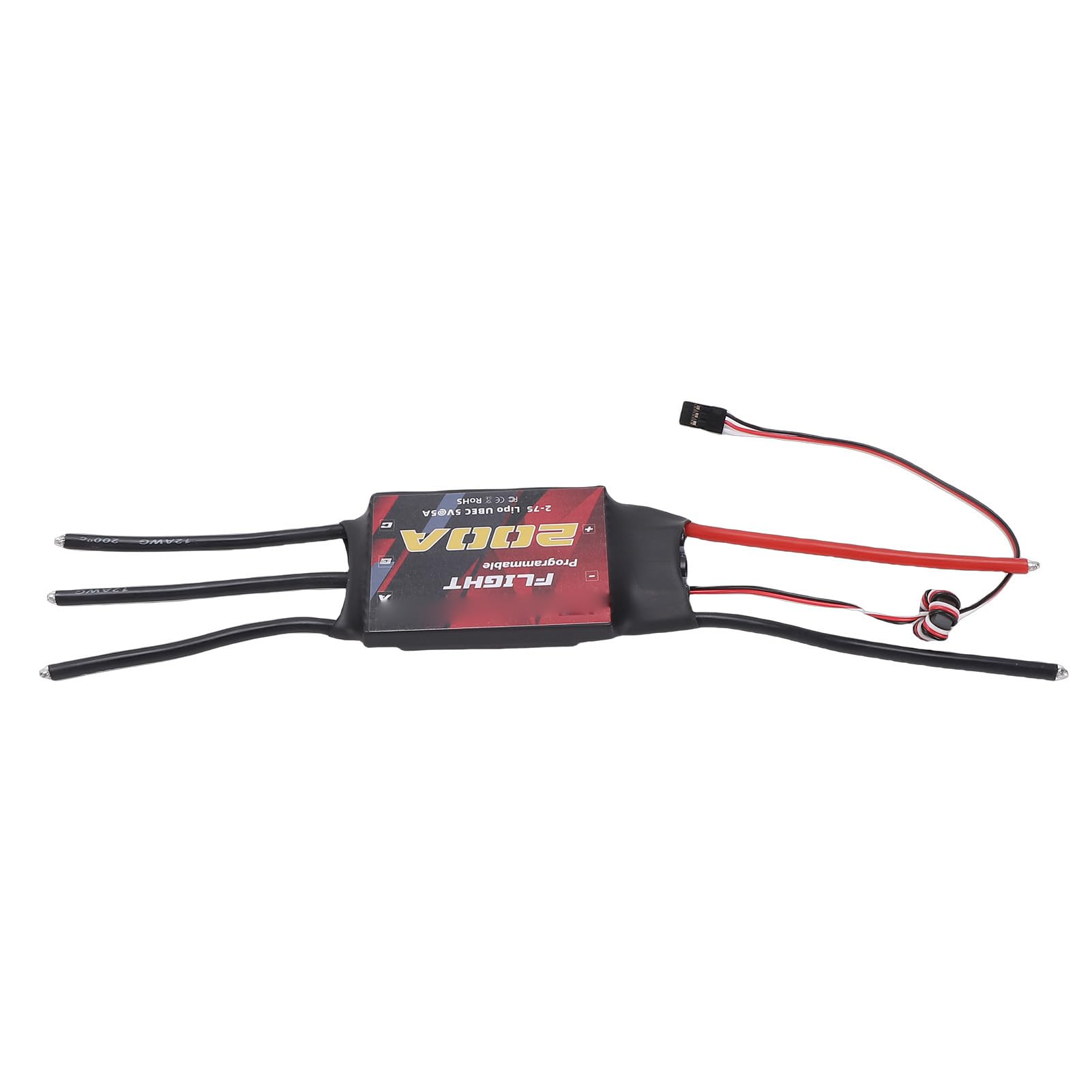 Bezszczotkowy ESC, PCB 200A Elektryczny Regulator Prędkości do Quadcoptera 5A UBEC 2 do 7S LiPo Multirotor