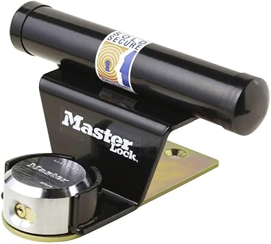 MASTER LOCK Certified Garage Door Lock, Sold Secure and Secured by Design, Key, Outdoor, 130 x 270 x 225 mm
