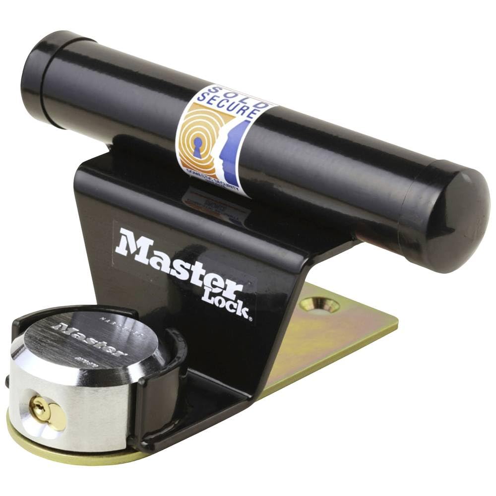 Master Lock 1488EURDAT Protektor für Garagentor mit Schlüsselschloss, schwarz, 13 cm x 27 cm x 22,5 cm